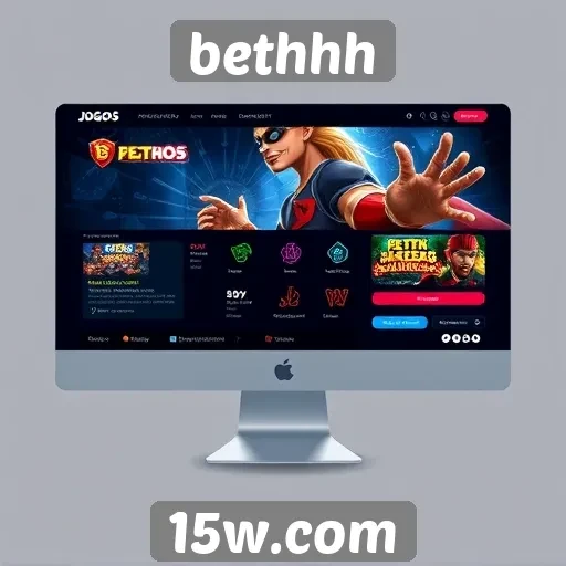 Análise da interface do usuário no site de jogos bethhh